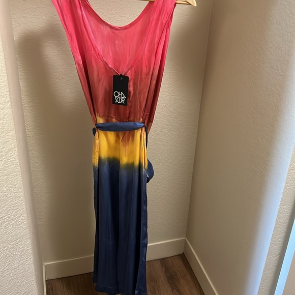 NWT Small CHASER Rainbow Jumpsuit. A484 - Picture 2 of 3